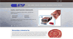 Desktop Screenshot of industriasfac.com